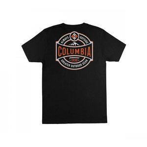 NWT Columbia Men's Brews Short Sleeve Graphic T-shirt Tee S Black